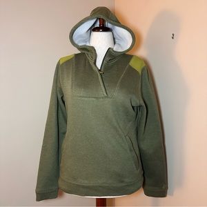 Burton Hooded Long Sleeve Sweater Fleece, Size Large